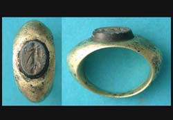 Ring, Roman, Men's, Signet, Victory, ca. 1st-3rd Cent AD